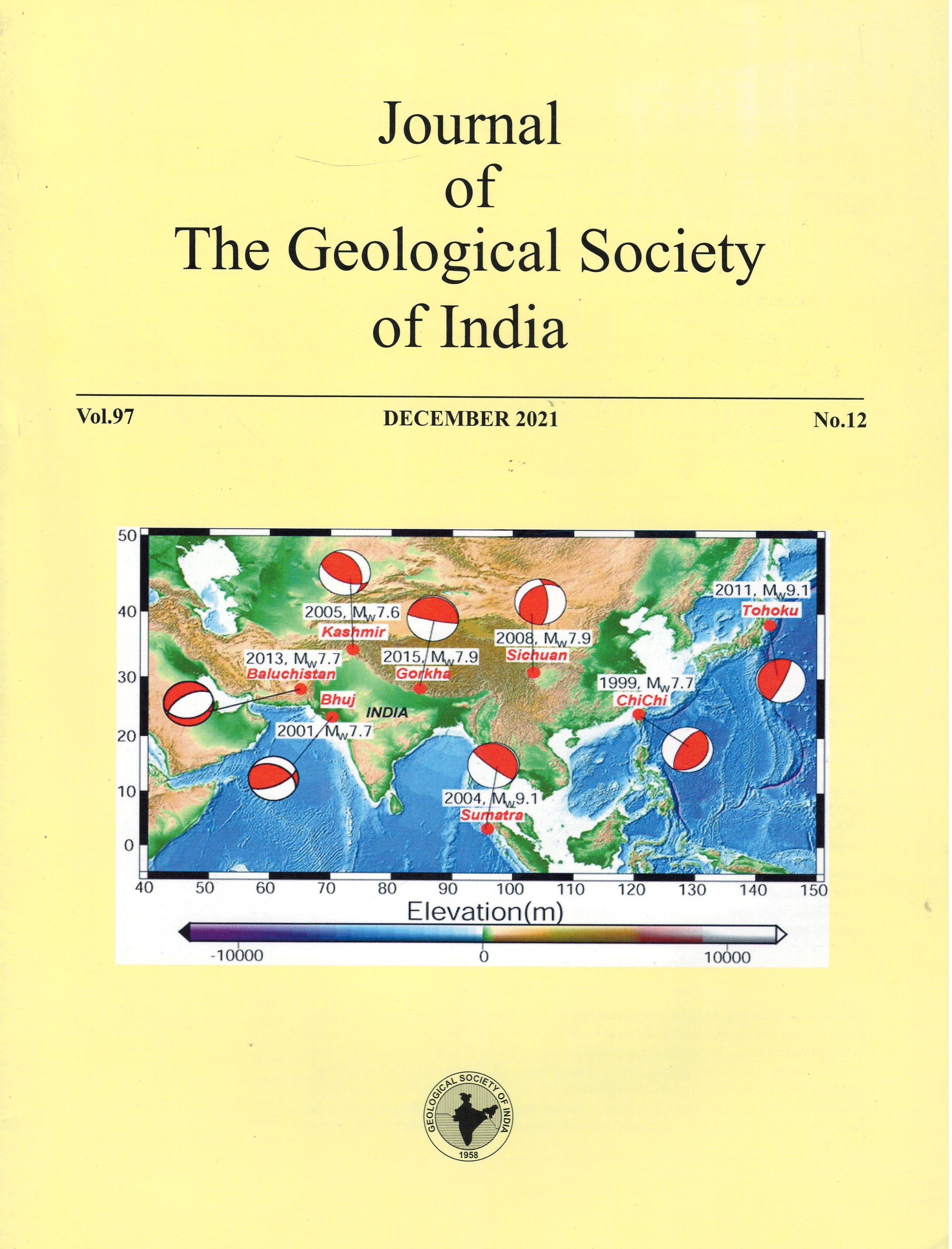 					View Volume 97, Issue 12, December 2021 Pages (1479-1602) Special Issue: 25 Years of Asian Seismological Commission
				